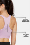 Zelocity High Impact Quick Dry Front Opening Sports Bra - Lavender Herb — thumbnail 9